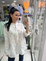 Blouse Naples blanc