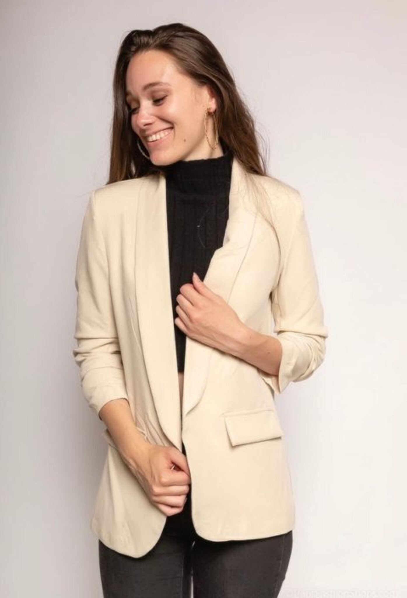 Blazer etoile beige